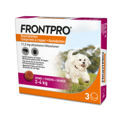 Frontpro S Hond 2–4 kg (3 tabletten)
