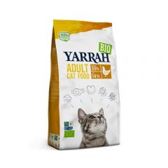 Yarrah Biologisch Adult kattenvoer met kip 10 kg