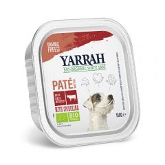Yarrah Biologisch hondenvoer paté met rund en kip 150 g
